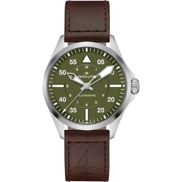 Hamilton Khaki Aviation Pilot Auto 39mm H76305560 kol saati