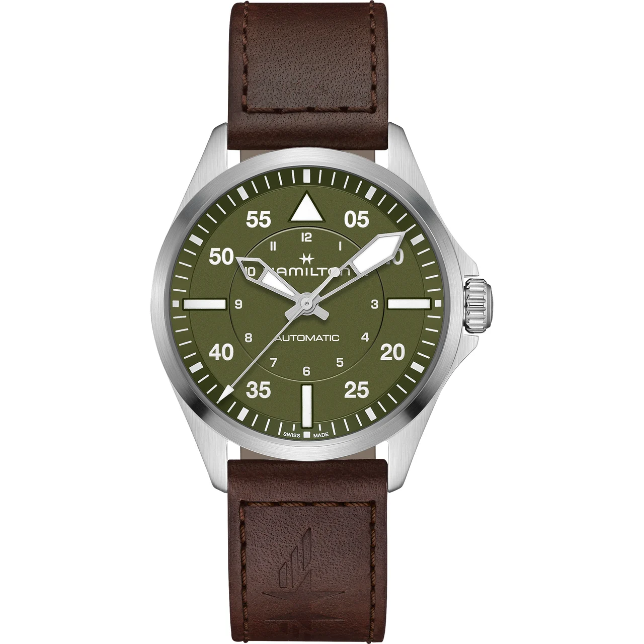 Hamilton Khaki Aviation Pilot Auto 39mm H76305560 39 mm kol saati