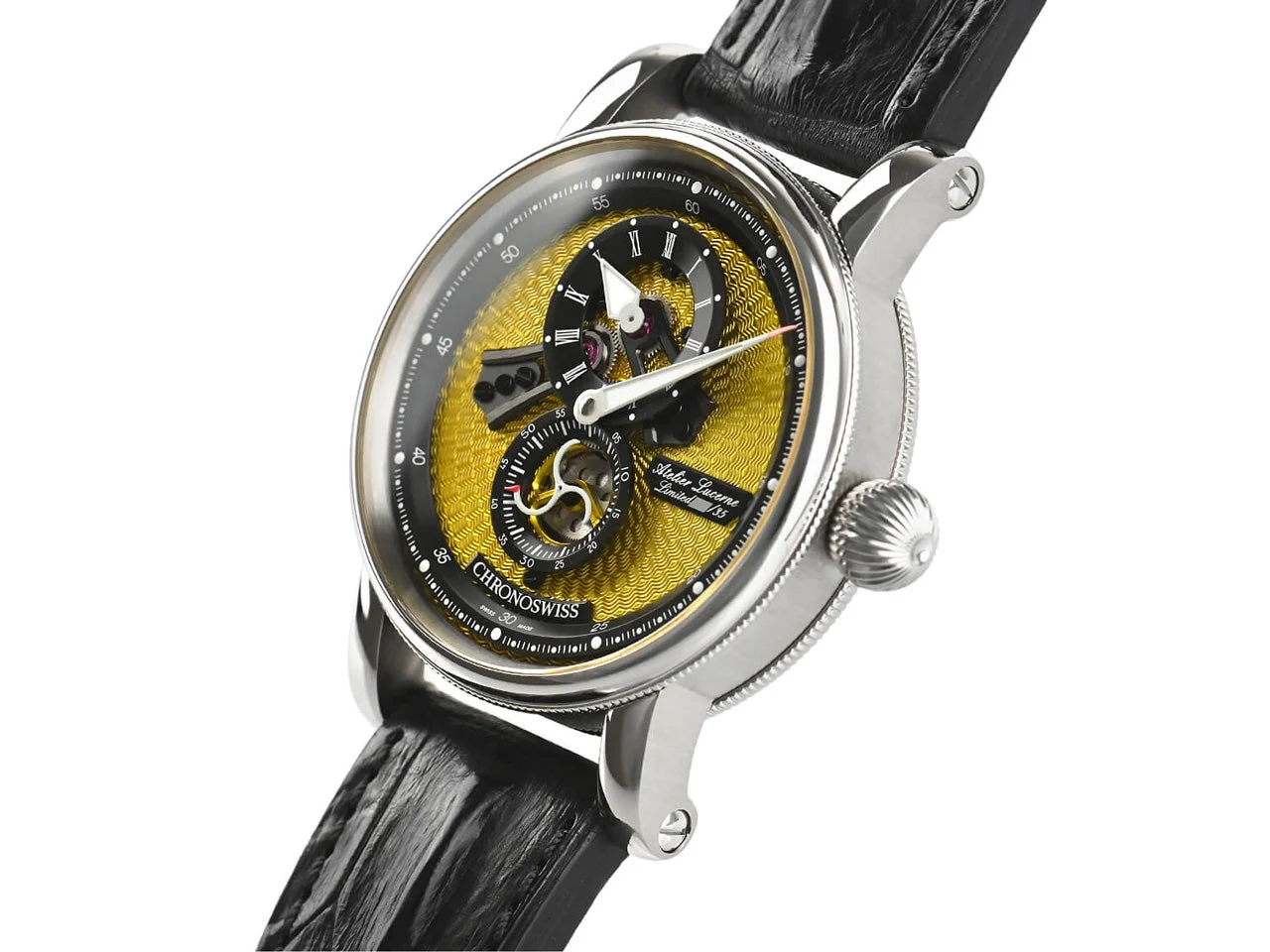 ChronoSwiss CH-8753-YEBK 38 mm kol saati