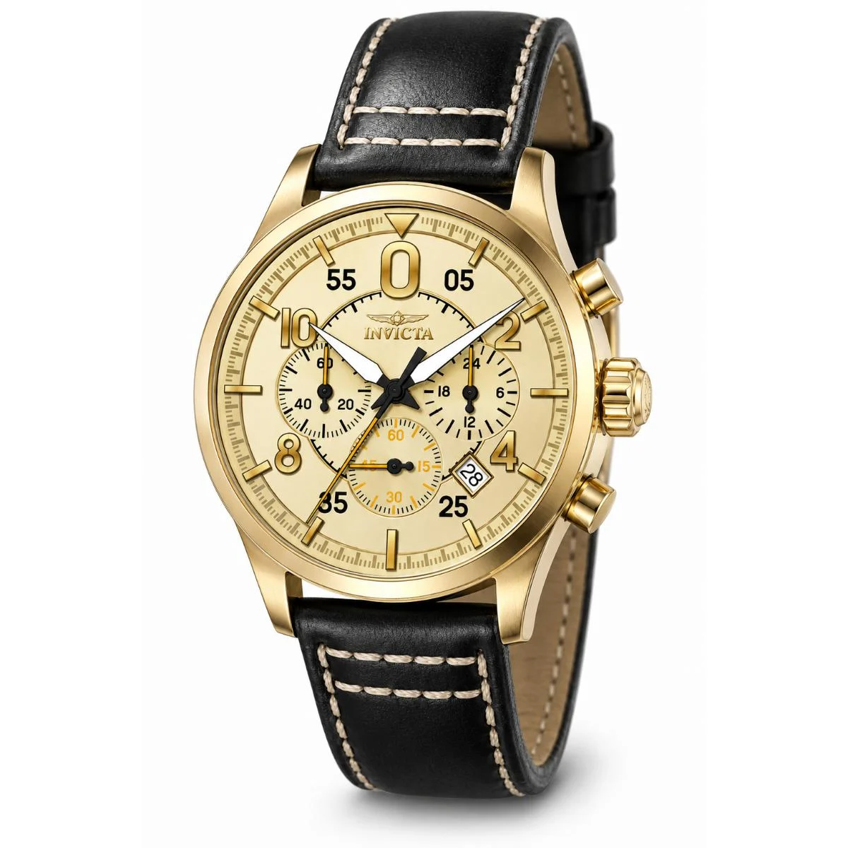 Invicta Chase Durer - Watch - 42mm, Black (69560) 42 mm kol saati