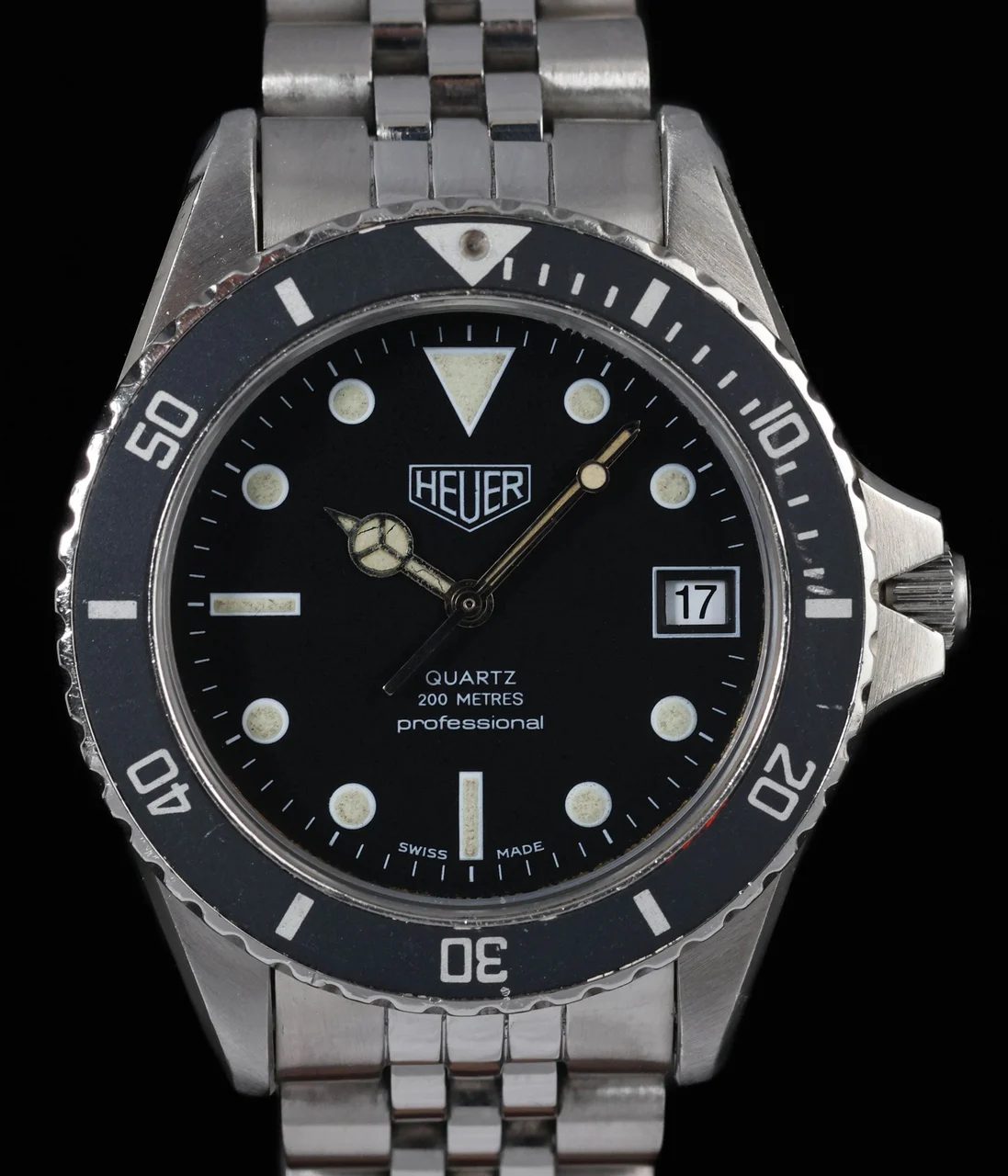 Tag Heuer Professional HEU-PROF-DIVER-1000-980.013-1980 36 mm kol saati