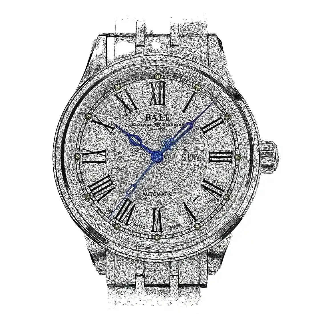 Ball Trainmaster 33645 41 mm kol saati