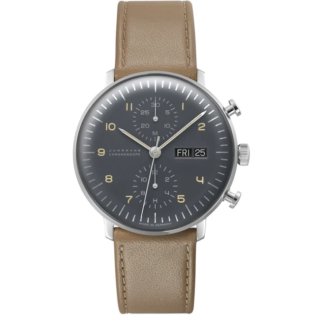 Junghans Max Bill Chronoscope 027/4501.05 kol saati