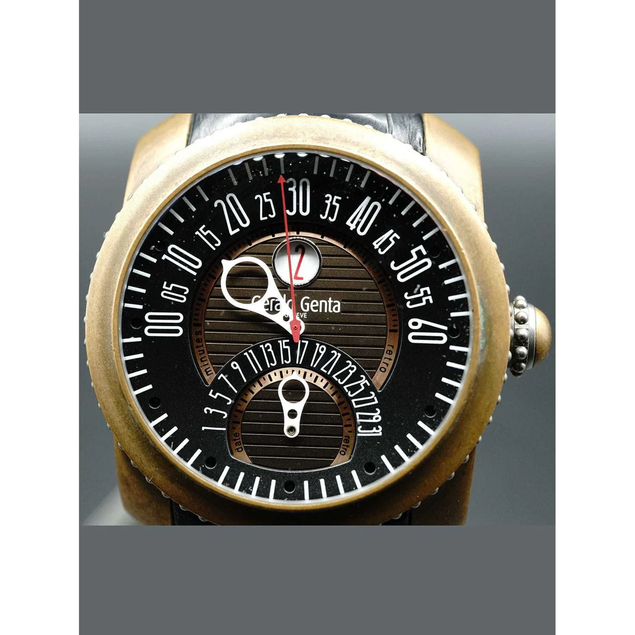 Gerald Genta Bronze GBS.Y.98 210000016544 kol saati