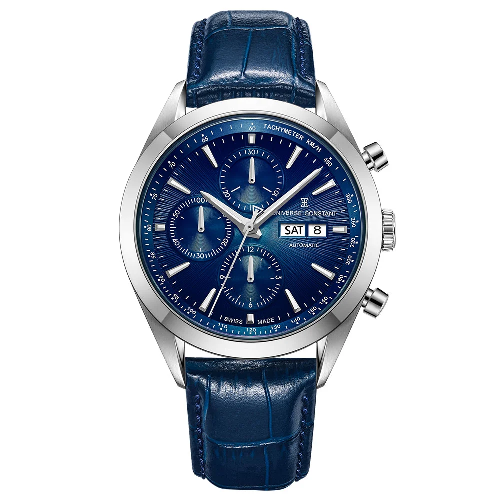 Universe Constant Galactica Chrono Tri-Compax UC8645 42 mm kol saati