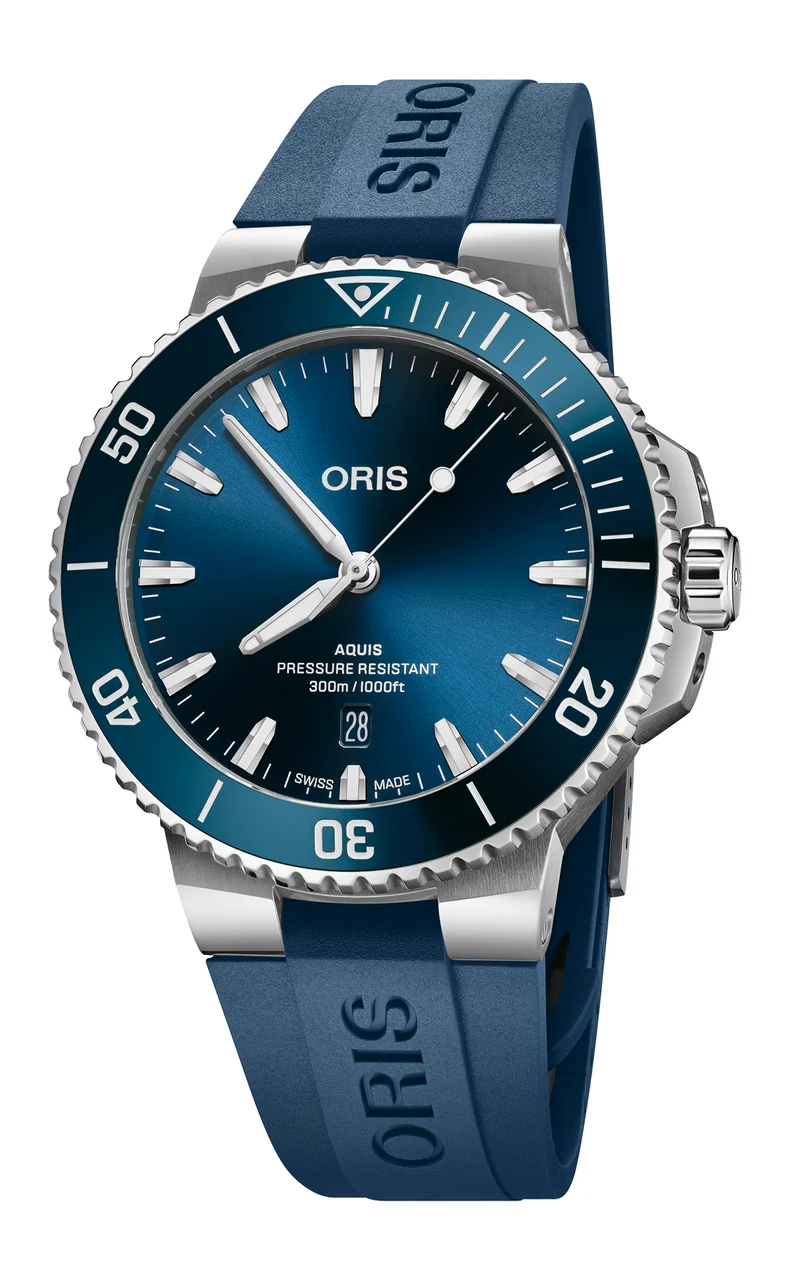 Oris Aquis Date 01 733 7789 4135-07 4 23 35FC 43.5 mm kol saati