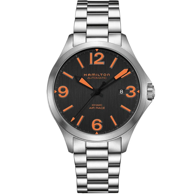 Hamilton Khaki Aviation Air Race Auto H76535131 kol saati