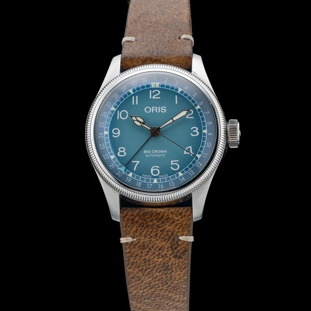 Oris Big Crown X Cervo Volante Blue 01 754 7779 4065 210009N36354 kol saati