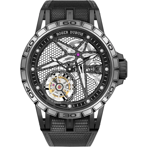 Roger Dubuis Excalibur Spider Black DLC Titanium 39mm RDDBEX0815 kol saati