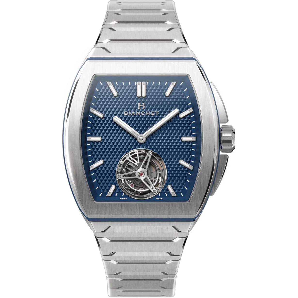 Bianchet Flying Tourbillon Ultrafino Titanium Blue UFFTDLTNBL kol saati