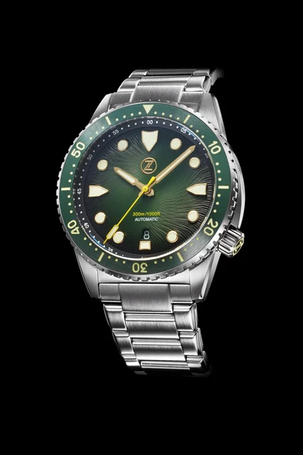 Zelos Great White V2 300m 'Antique Green' kol saati