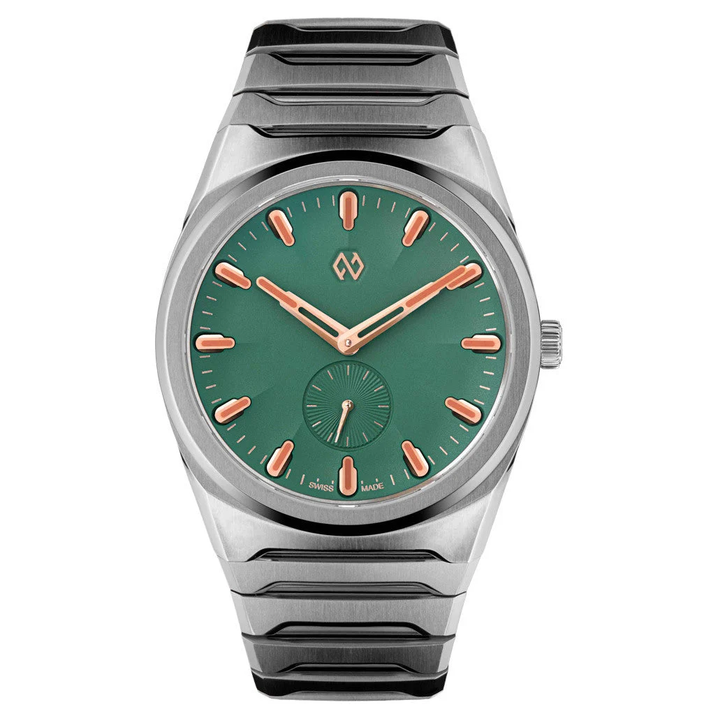 Formex Aria Manufacture Chronometer in Selva Green #0513.1.5103 kol saati
