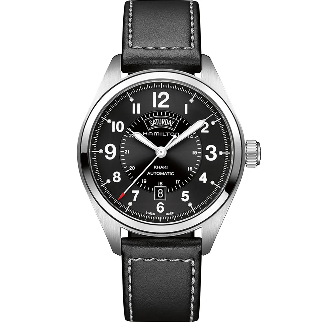Hamilton Khaki Field Day Date Auto H70505733 42 mm kol saati