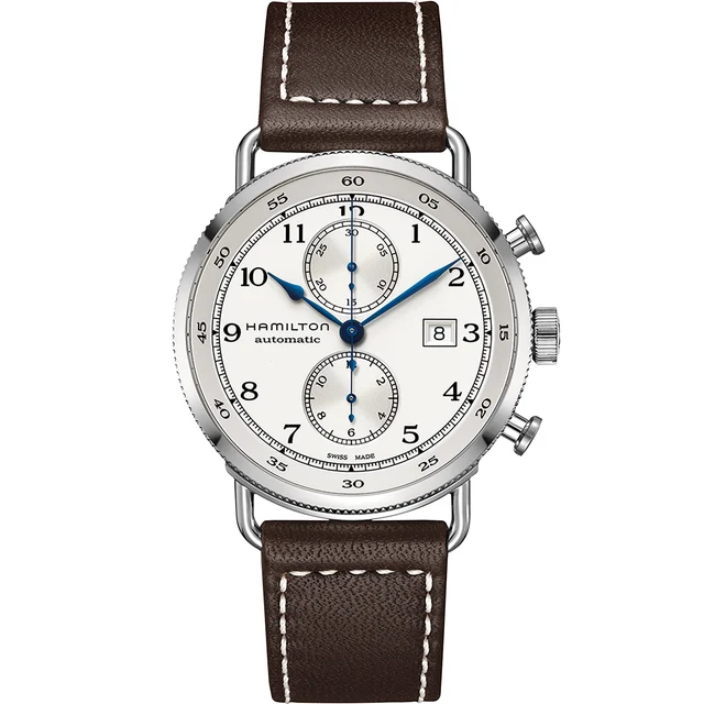 Hamilton Khaki Navy Pioneer Auto Chrono H77706553 kol saati