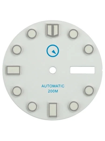 Islander White Dial with SuperLuminova for Seiko 7S26, NH36 and 4R36 Movements #D03 kol sa