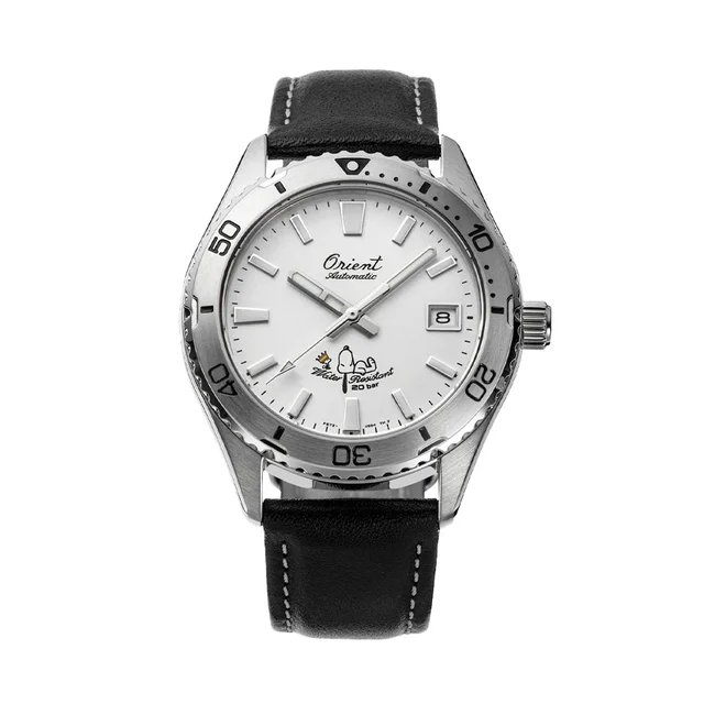 Orient Peanuts 75th Anniversary Limited Edition Diver 39.9mm - White on Leather Strap RA-A