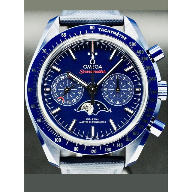 OMEGA Speedmaster Blue Side Of The Moon 304.93.44.52.03.001 POC210000072211 kol saati