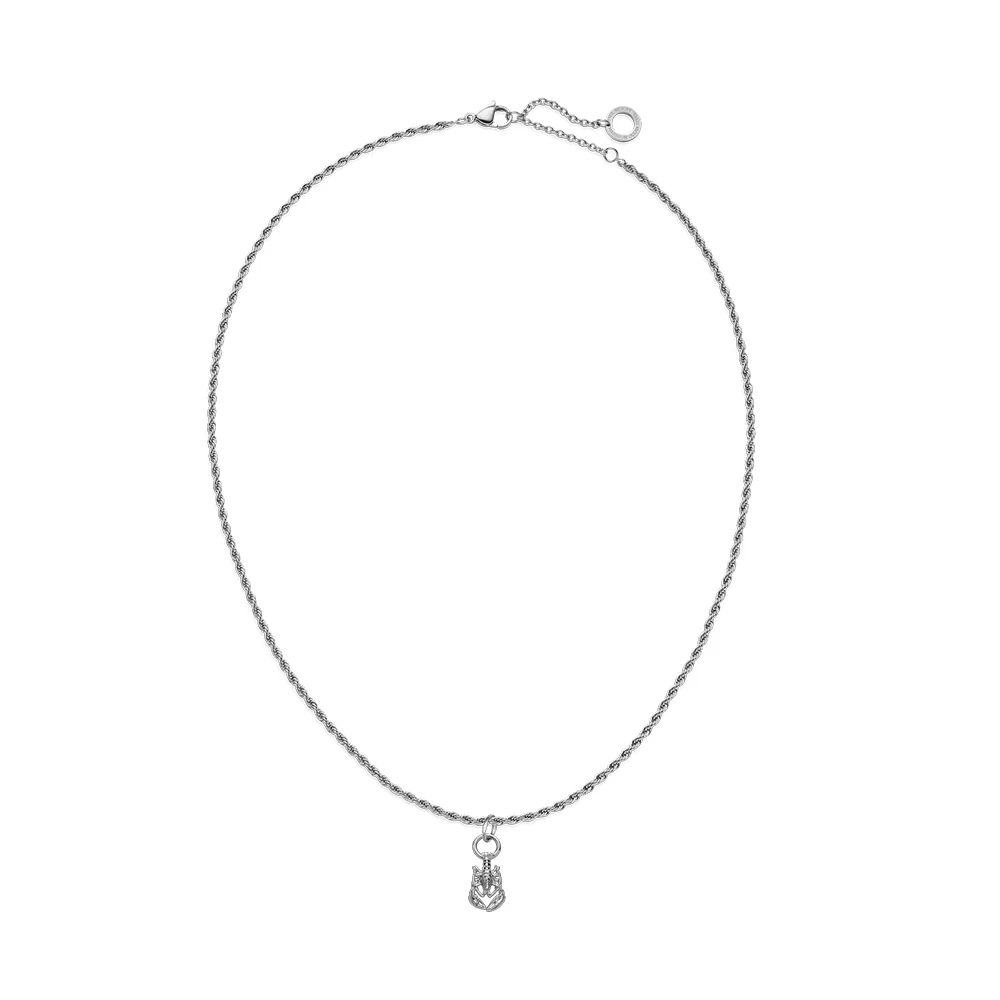 Default Set Lobster Charm und Halskette Silber PH-JE-0778 kol saati