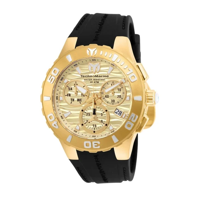 Technomarine Cruise Medusa Watch - 44mm, Black (ZG-TM-115079) kol saati