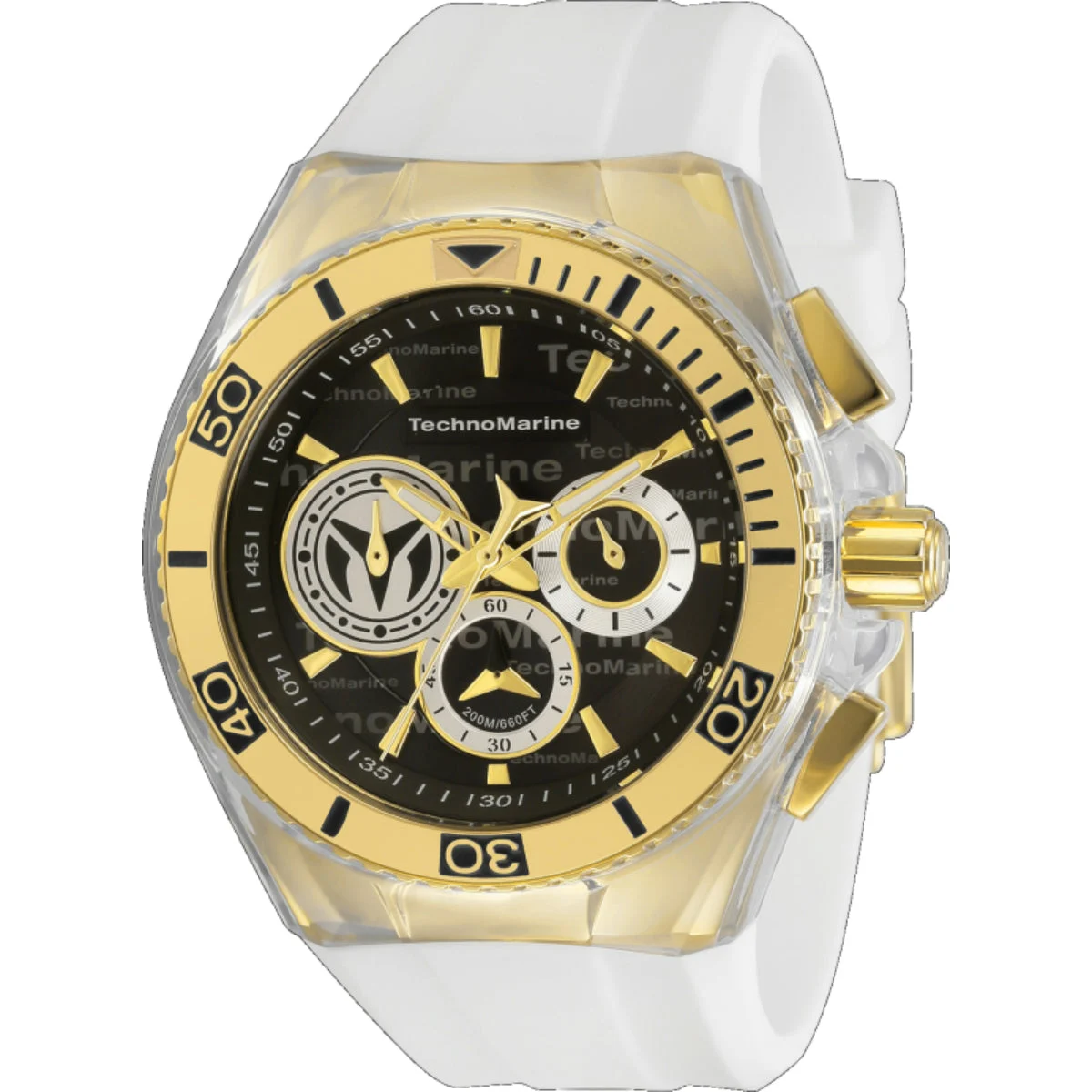 Technomarine Cruise California Watch - 47mm. White (TM-118126) 47 mm kol saati