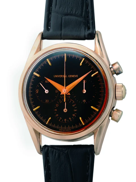 Universal UNIVERSAL REF. 484.440, COMPAX, 18K PINK GOLD kol saati