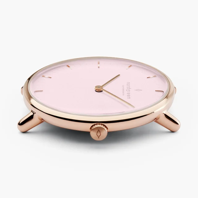 Nordgreen Native 28mm - Rose Gold - Rose Gold Dial WATCHNR28RGRO kol saati