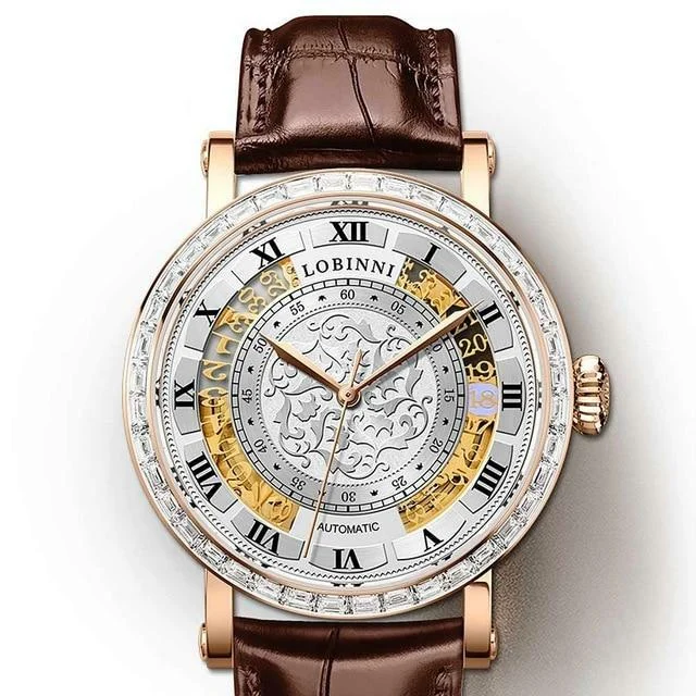 Lobinni Watches 39504481-rose-rose-brown1 kol saati