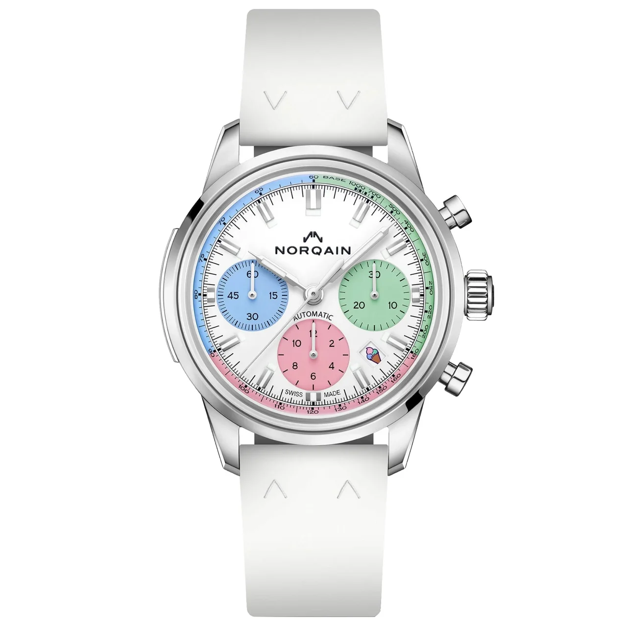Norqain Freedom Chrono Enjoy Life "Ice Cream" 40mm N2201.19S01.C01.R01 40 mm kol saati