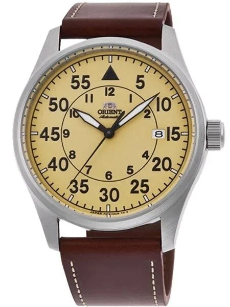 Orient Automatic Watch with Hand Winding and Hacking #RA-AC0H04Y10A 42.4 mm kol saati