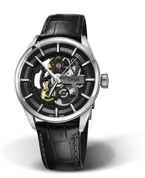 Oris Artix Skeleton 01 734 7714 4054-07 5 19 81FC kol saati