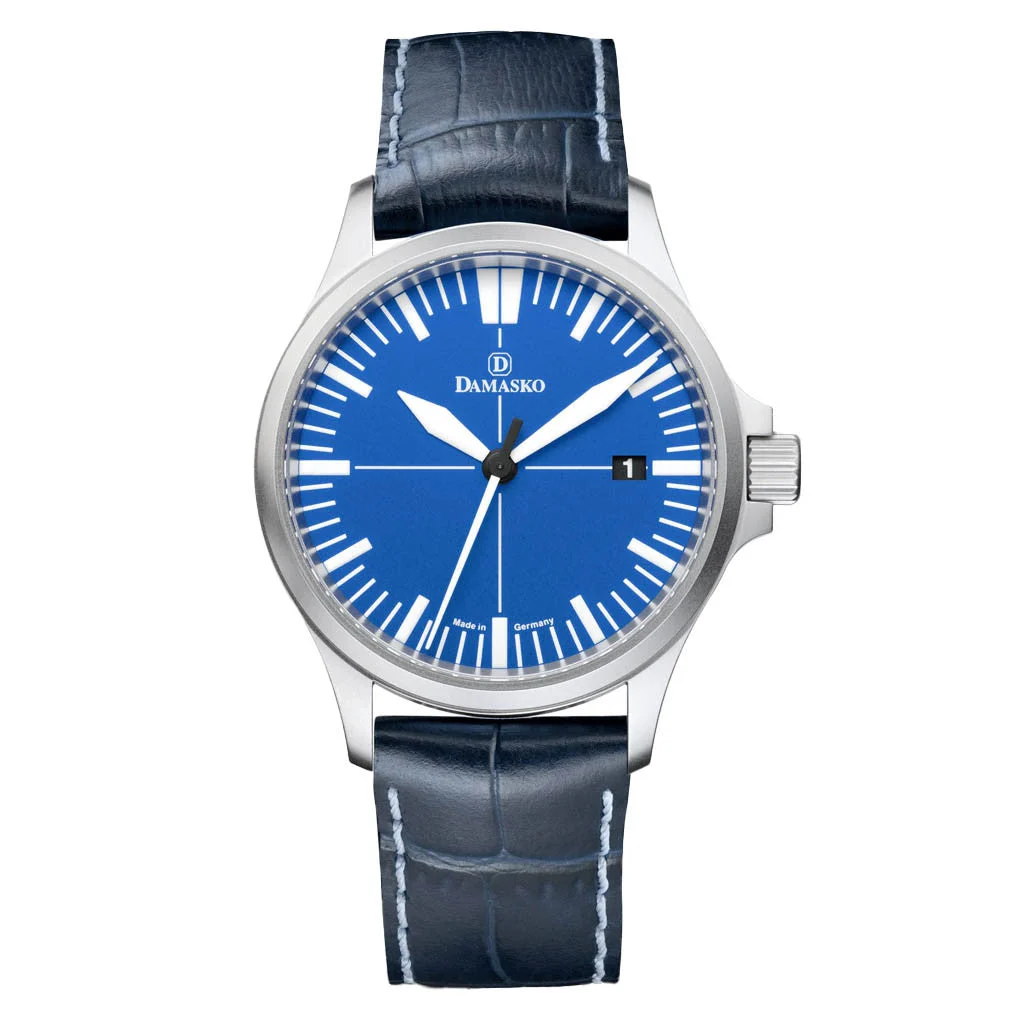 Damasko Swiss Automatic Watch with a 39mm Bead-Blasted Submarine Steel Case #DK32-Ocean 39 mm kol saati