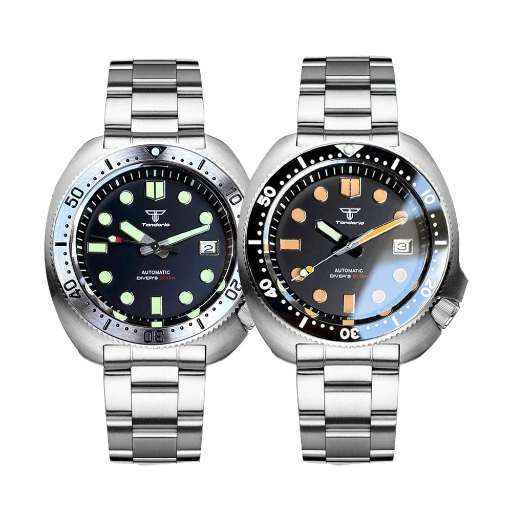 Tandorio Captain willard Dive Watch TD222 20bar NH35 Movt Sapphrie 44mm 20bar 14:350853#logo-black B;5:56964930#NH35 movt 44 mm kol saati