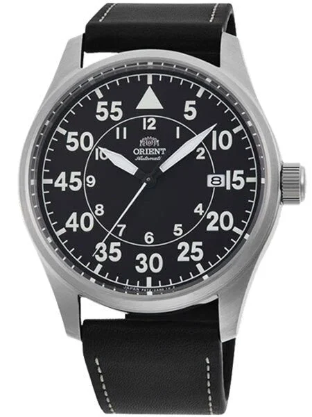 Orient Automatic Watch with Hand Winding and Hacking #RA-AC0H03B10A 42.4 mm kol saati