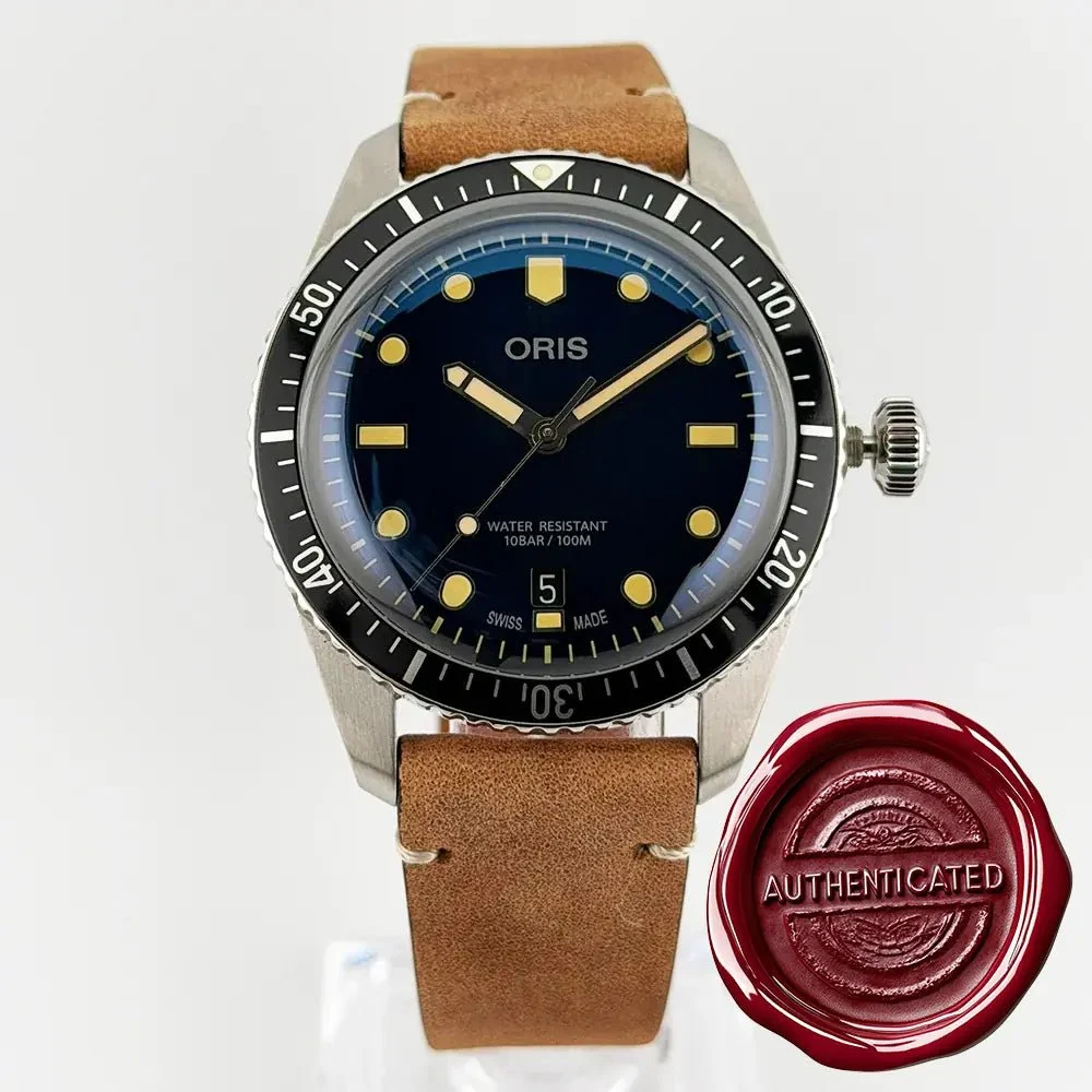 Oris Divers Sixty-Five 40mm Blue Dial 733 7707 4055 – 2 Divers Sixty-Five 40mm Blue Dial 733 7707 4055 – Brand New 2 40 mm kol saati