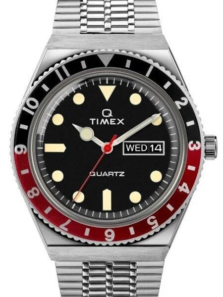 Timex Reissue of 1970's 38mm Stainless Steel Bracelet Watch #TW2U61300ZV kol saati