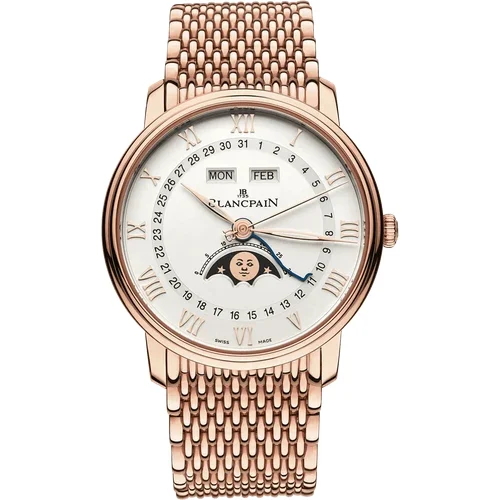 Blancpain Villeret Quantième Complet 6654 3642 MMB 40 mm kol saati
