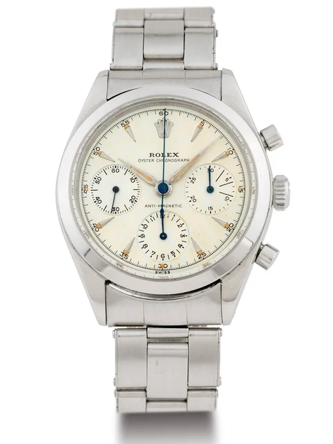 Rolex- A Rare Pre-Daytona ROLEX- A RARE PRE-DAYTONA REF. 6238 "BIG EYES" STAINLESS STEEL V