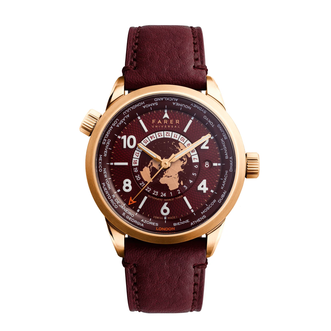 Farer W-tho-gld-rsv 39 mm kol saati