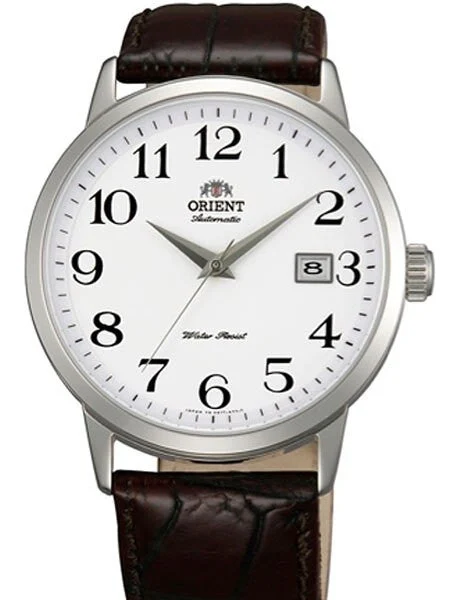 Orient Symphony Automatic Dress Watch with White Dial, Stainless Steel Case #ER27008W kol 