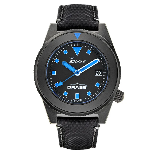 Squale Drass Periscope Swiss Made Watch with IP Stainless Steel Case #VONDSSPER kol saati