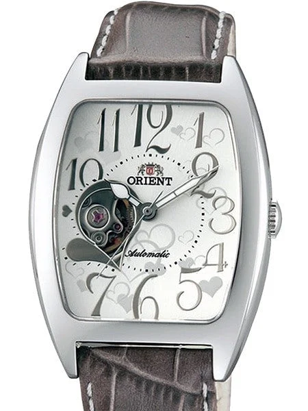 Orient Madison Automatic Watch with an Open-Heart White Dial #DBAB003W kol saati
