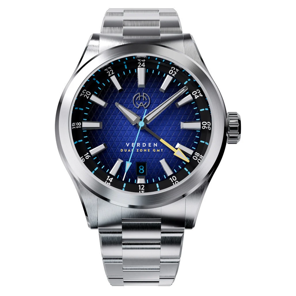 Henry Archer Verden GMT Automatic LE with Atlantic Sun Dial #HAC-VER-ATS-3LI kol saati