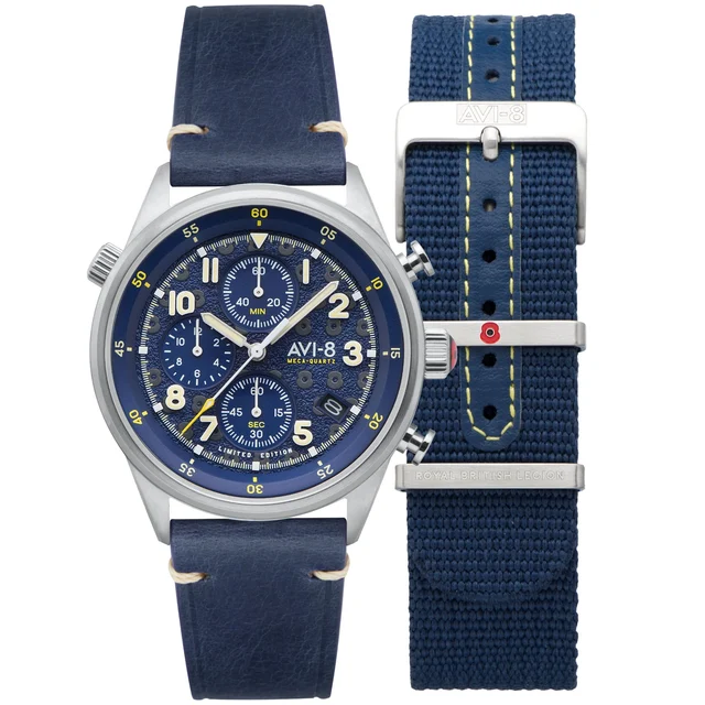 AVI-8 Flyboy AV-4102-RBL-02 kol saati