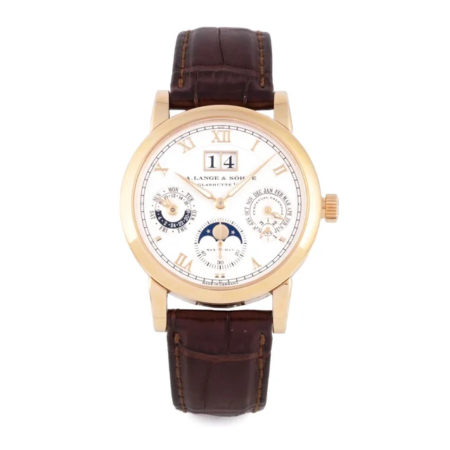 A. Lange & Sohne LANGE & SOHNE, REF. 310.032, LANGEMATIK PERPETUAL, PINK GOLD kol saati