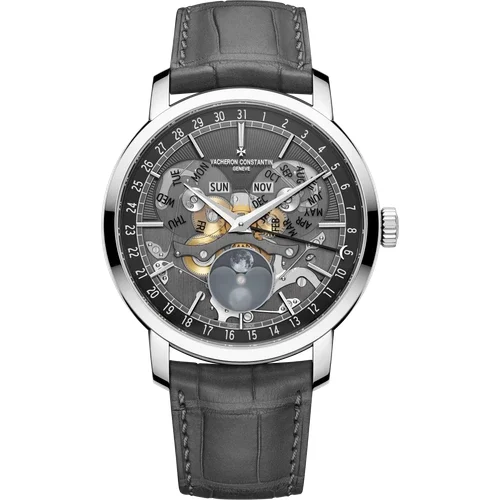 Vacheron Constantin Traditionnelle complete calendar openface 4020T/000G-B655 41 mm kol saati