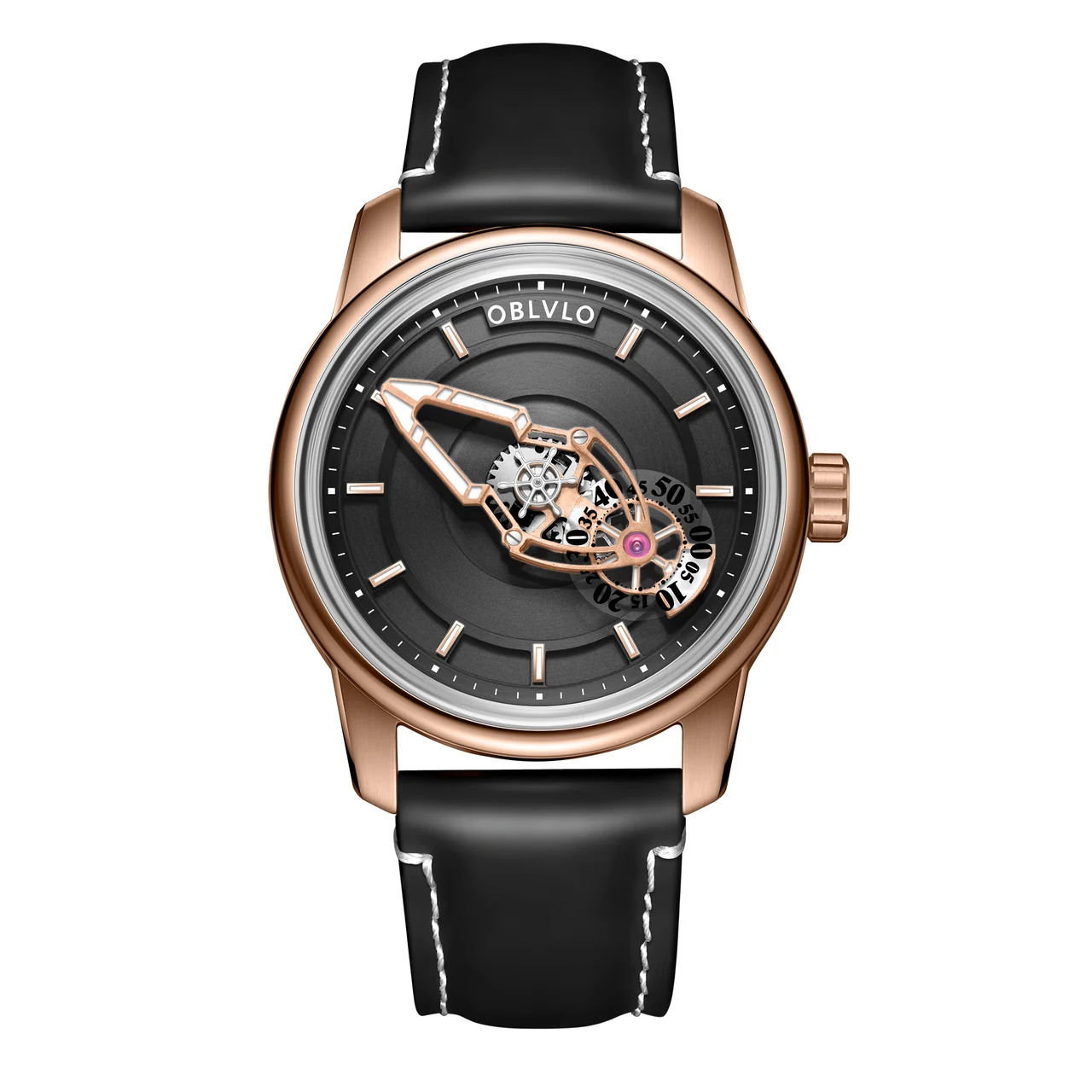 OBLVLO Series JM-SPACE-PBBS-1 42 mm kol saati