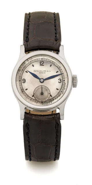 Patek Philippe PATEK PHILIPPE REF. 437 STAINLESS STEEL. Fine and very rare, manual-winding