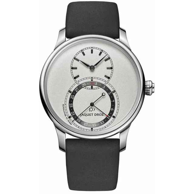 Jaquet Droz Grande Seconde Quantieme Silver J007020351 kol saati