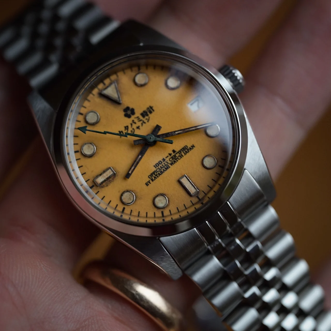 KATABAMI WATCH JAPAN 【STOCK】The 36mm “MIMOSA” 36 mm kol saati