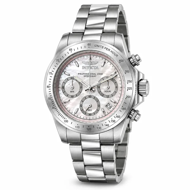 Invicta Speedway Watch w/ Mother of Pearl Dial - 39.5mm, Steel (50818) kol saati